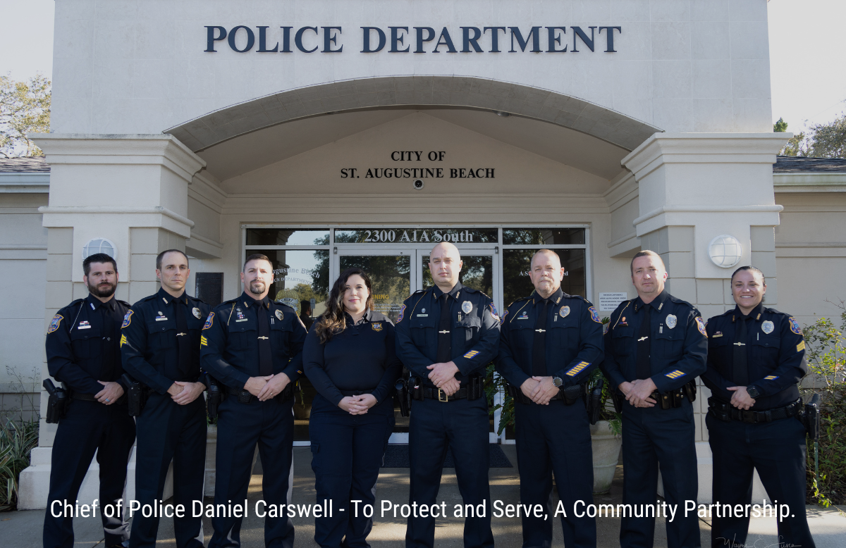 St Augustine Beach Police Executive Staff
