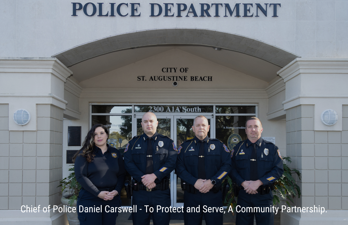 St Augustine Beach Police Command Staff
