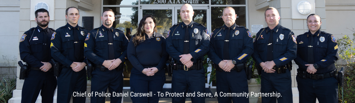 St Augustine Beach Police Executive Staff