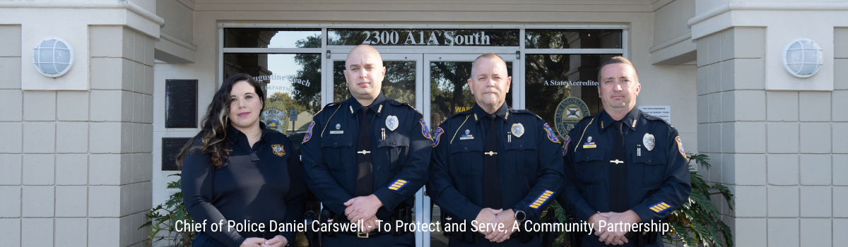 St Augustine Beach Police Command Staff