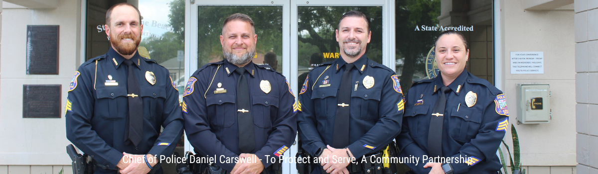 St Augustine Beach Police Command Staff