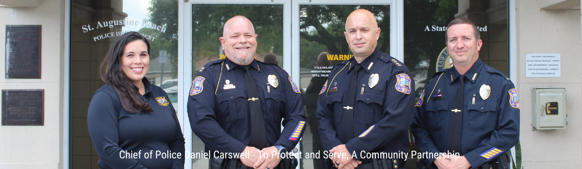 St. Augustine Beach Police Department Executive Staff